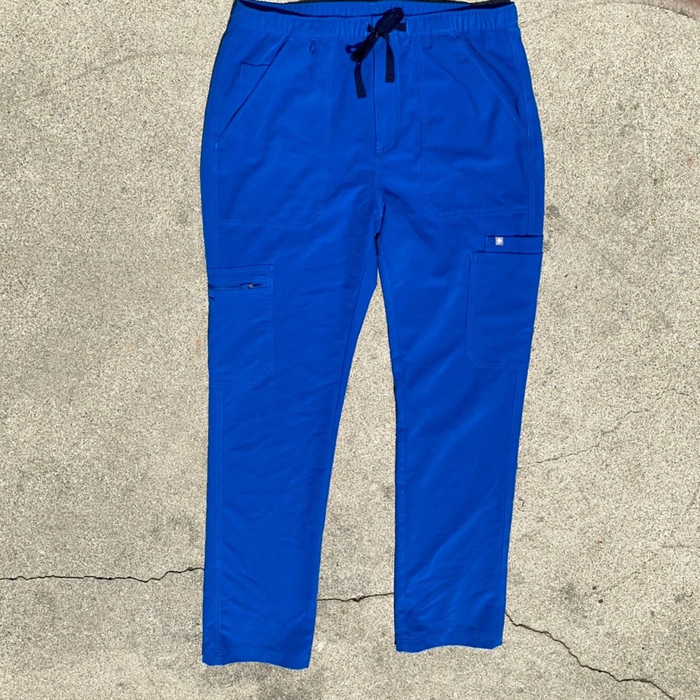 Men’s Figs Scrub Pants MEDIUM TALL- royal blue